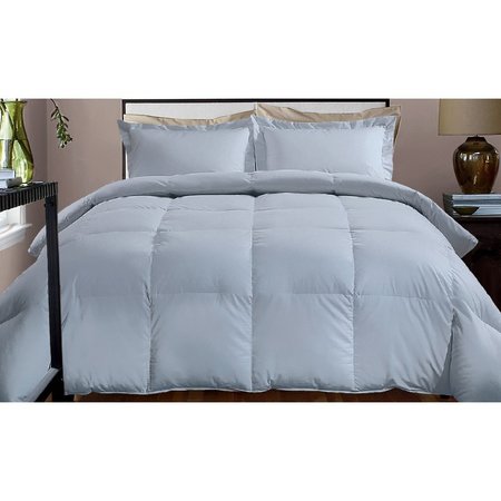CLUB LE MED 800 TC Solid Down Alternative Comforter, Smoke Blue, Full/Queen 123617